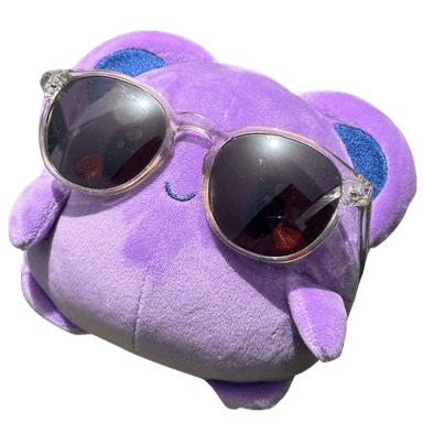 PettBro plushie with sunglasses